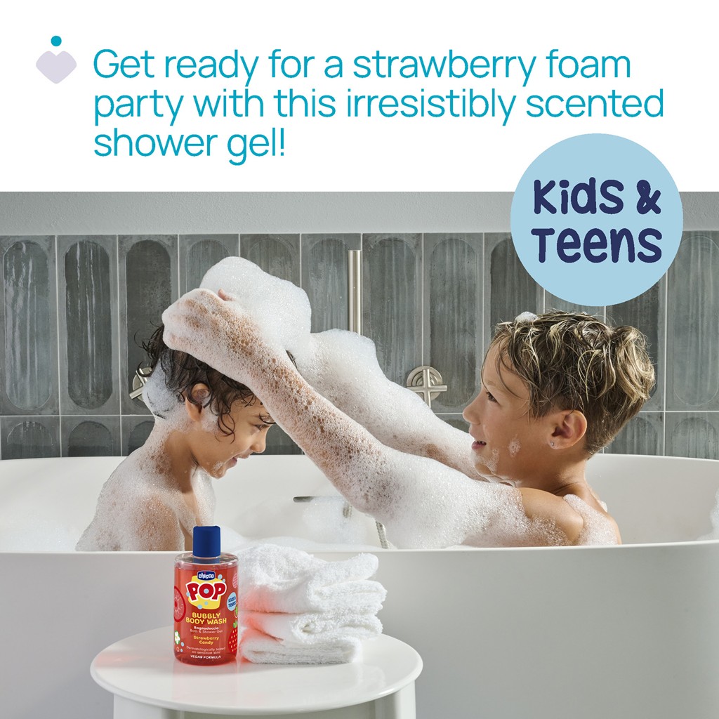 CHICCO Gél sprchový Pop Strawberry candy 300ml